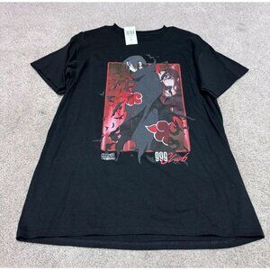 999 Club x Naruto T-Shirt Men’s Black Short Sleeve Size Medium NWT